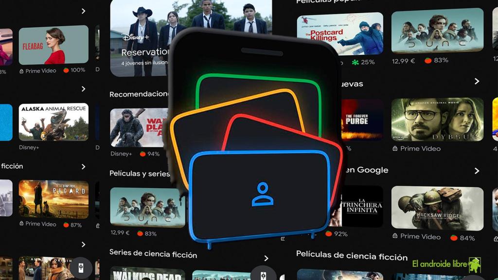 Google TV te notifica de películas y series de la lista guardada