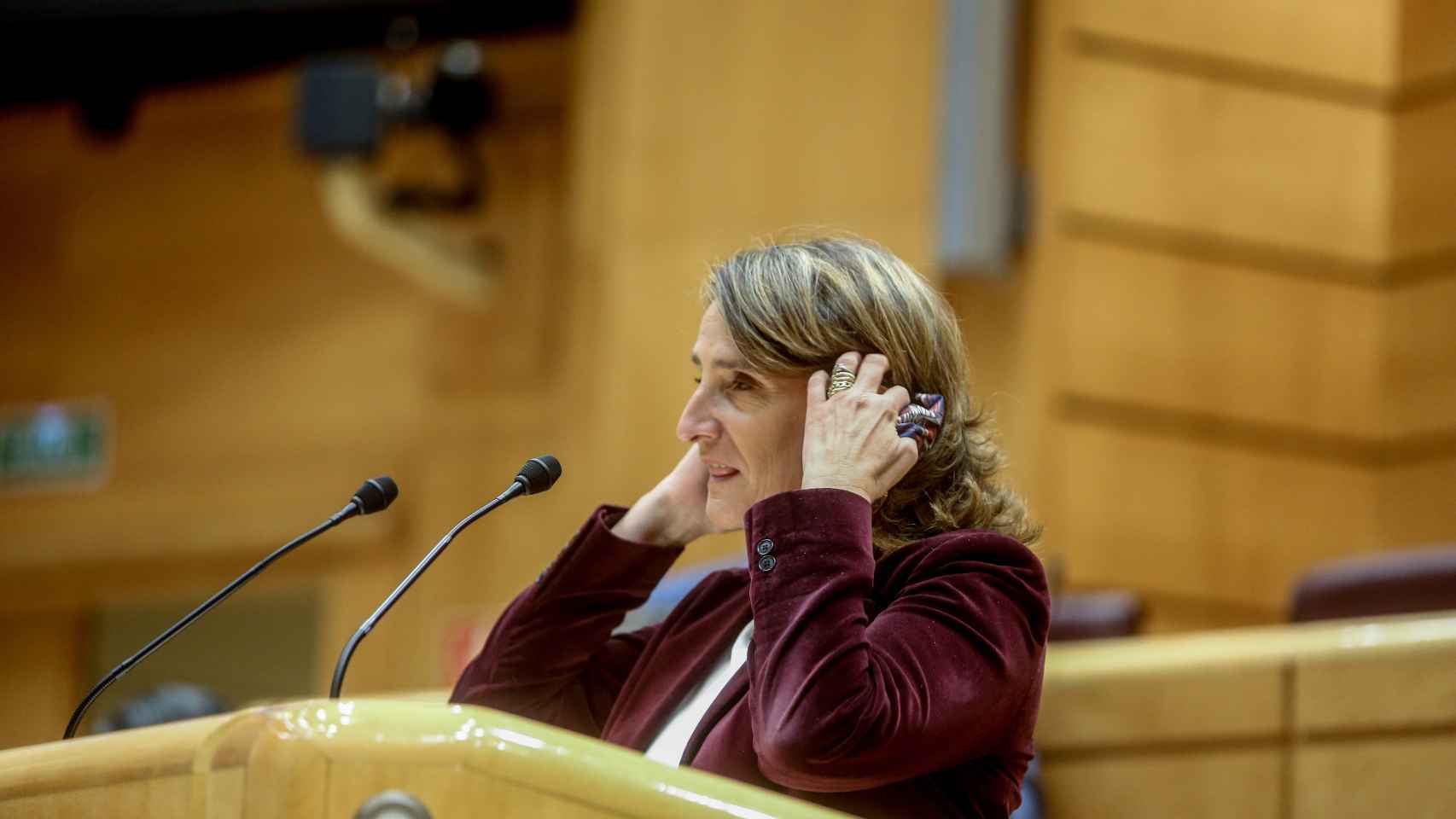 La ministra para la Transición Ecológica, Teresa Ribera.