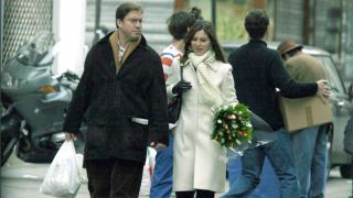 Christian y Chábeli, poco después de casarse, celebrando San Valentín en París.