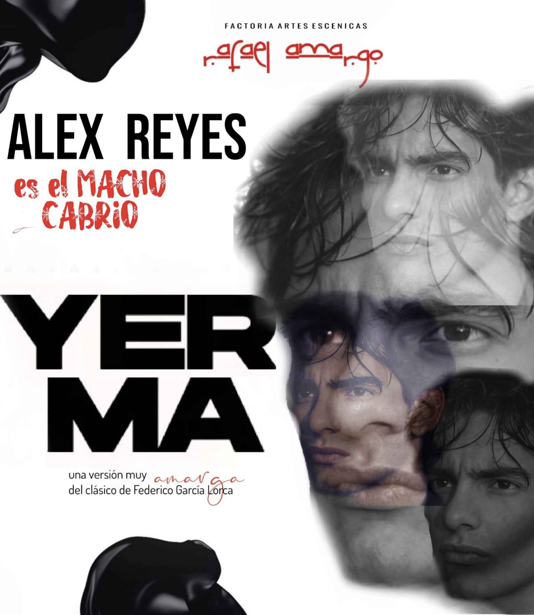 Álex Reyes en el cartel de 'Yerma', de Rafael Amargo.