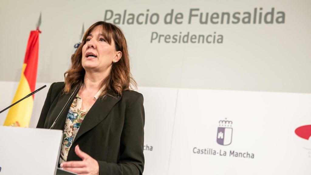 Blanca Fernández, portavoz del Gobierno de Castilla-La Mancha. Foto: JCCM