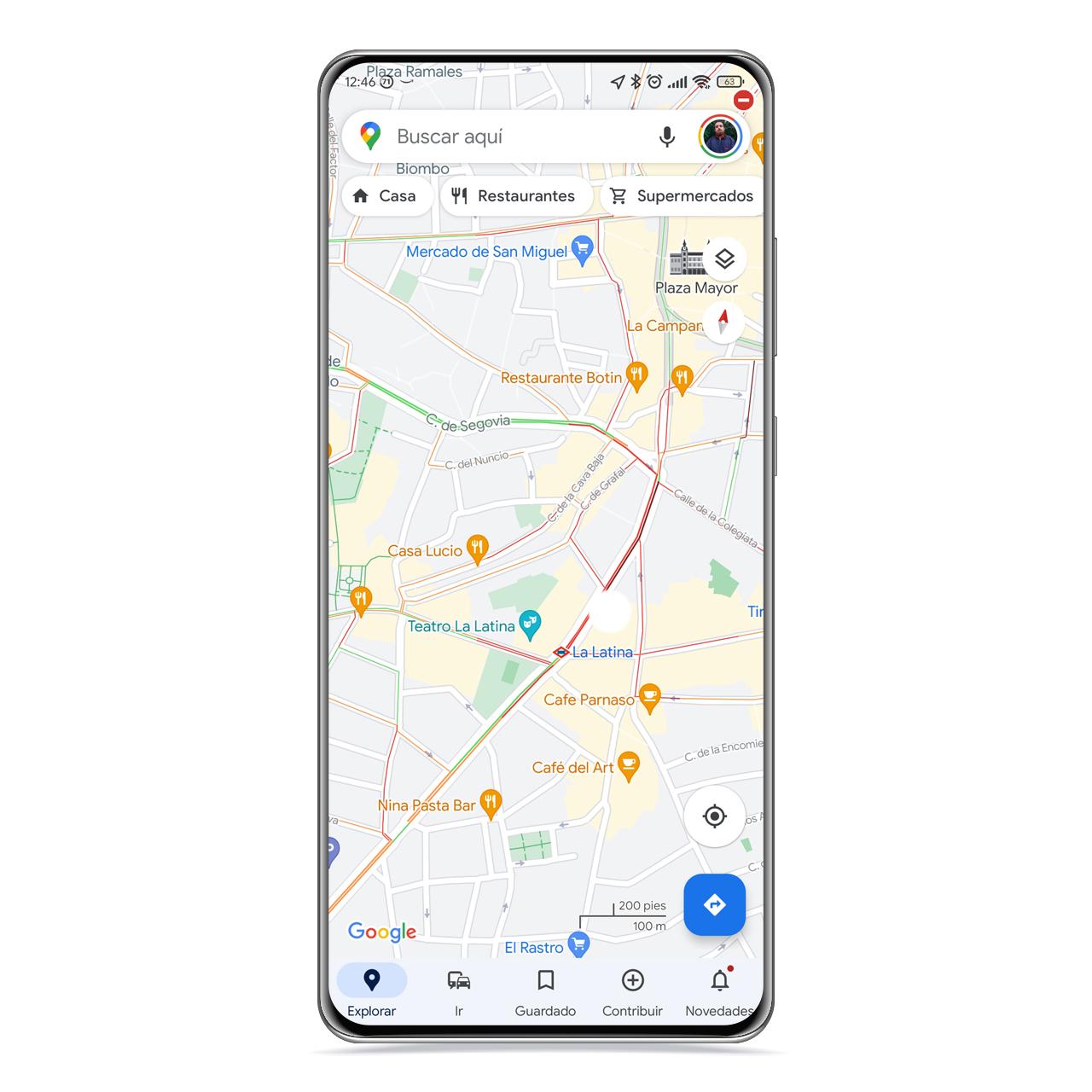 Tráfico en Google Maps