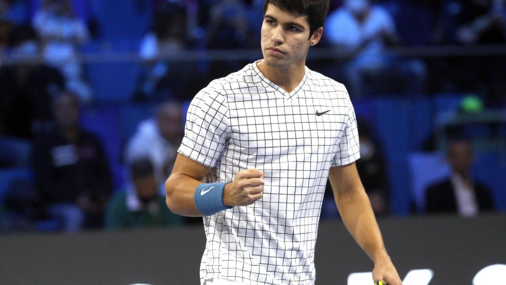 Carlos Alcaraz, en las Next Gen ATP Finals