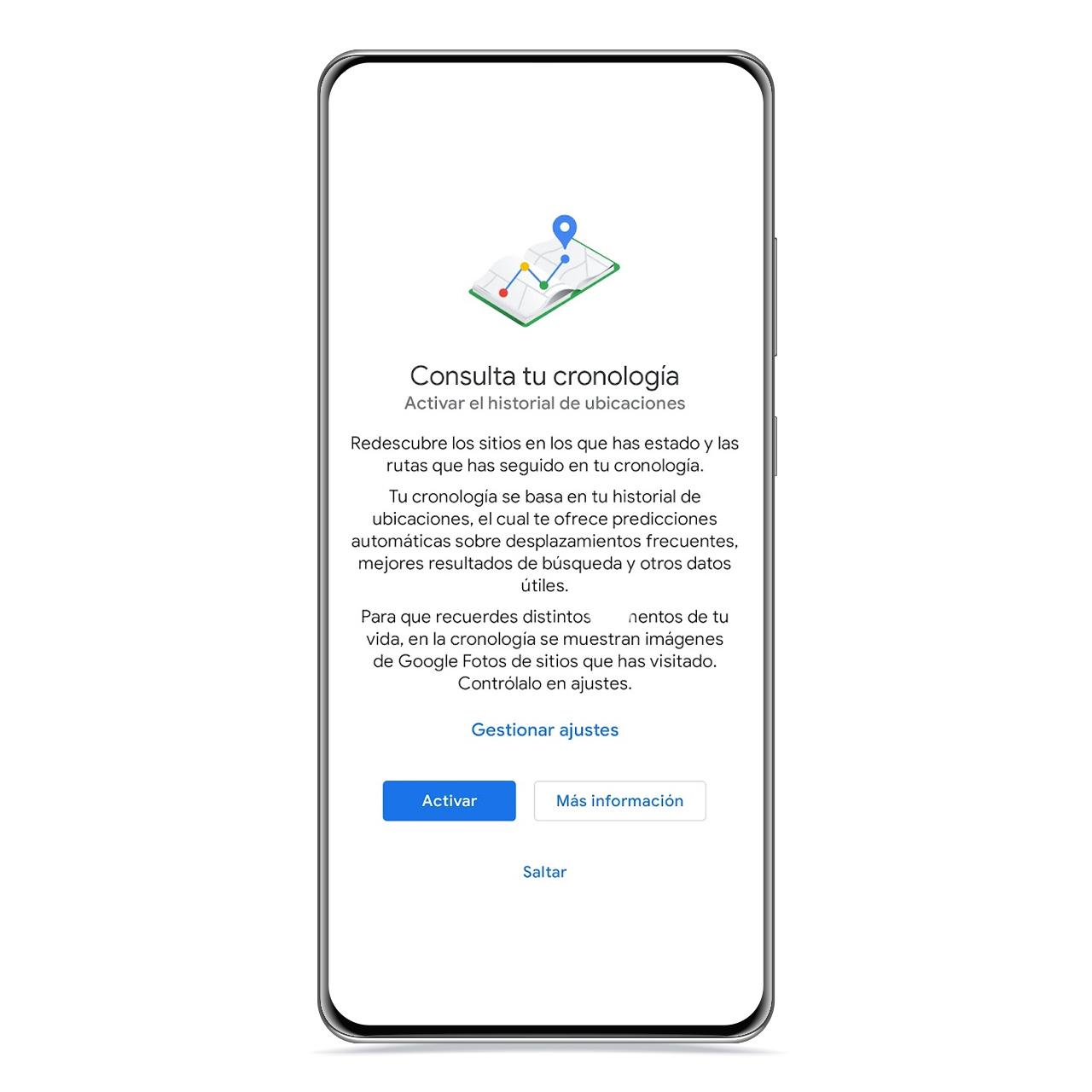 Consultar historial de ubicaciones en Google