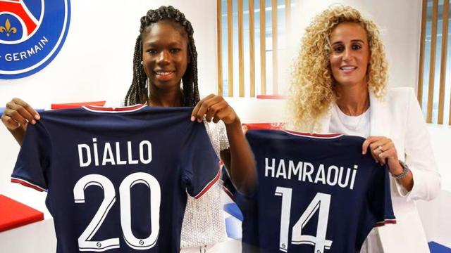 Aminata Diallo y Kheira Hamraoui, en un fotomontaje