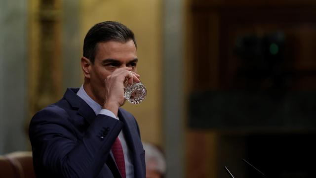 Pedro Sánchez, en el Congreso de los Diputados.