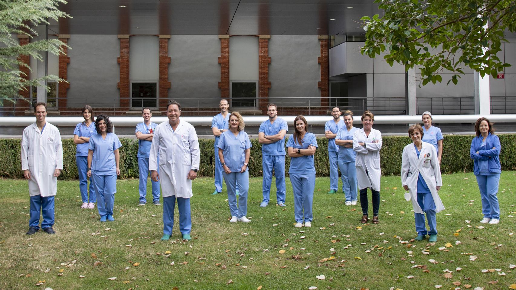 Personal de la sección de Hemodinámica e Imagen del Área Clínica del Corazón del HUN.