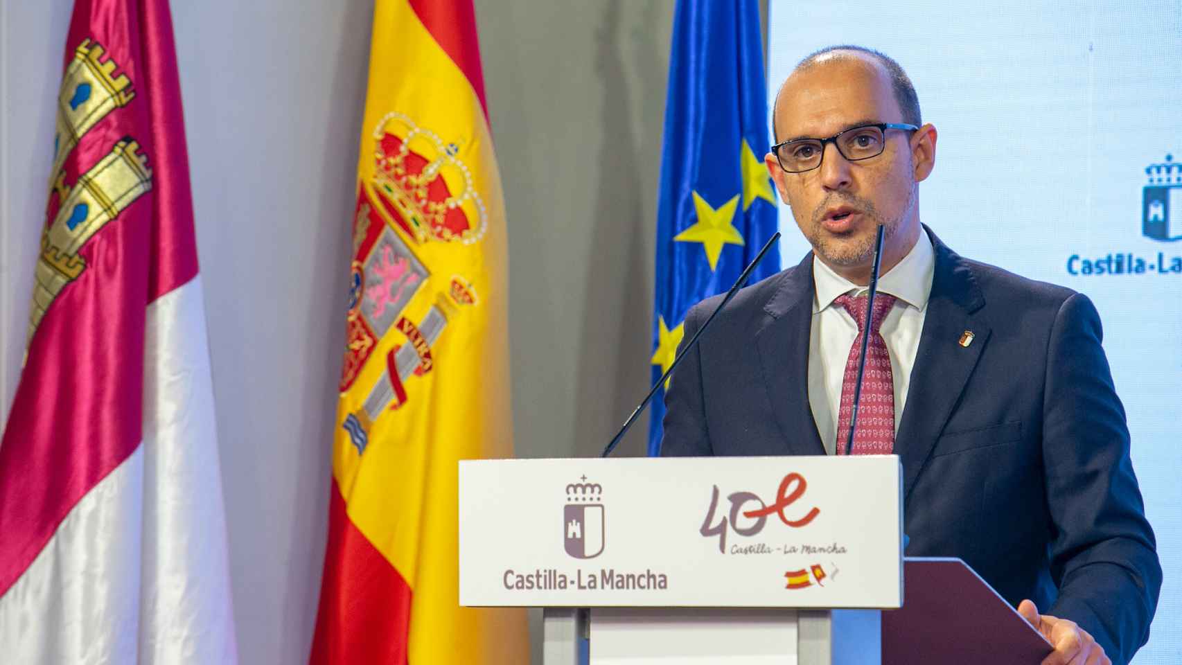 Pablo Bellido, presidente de las Cortes regionales. Foto: JCCM