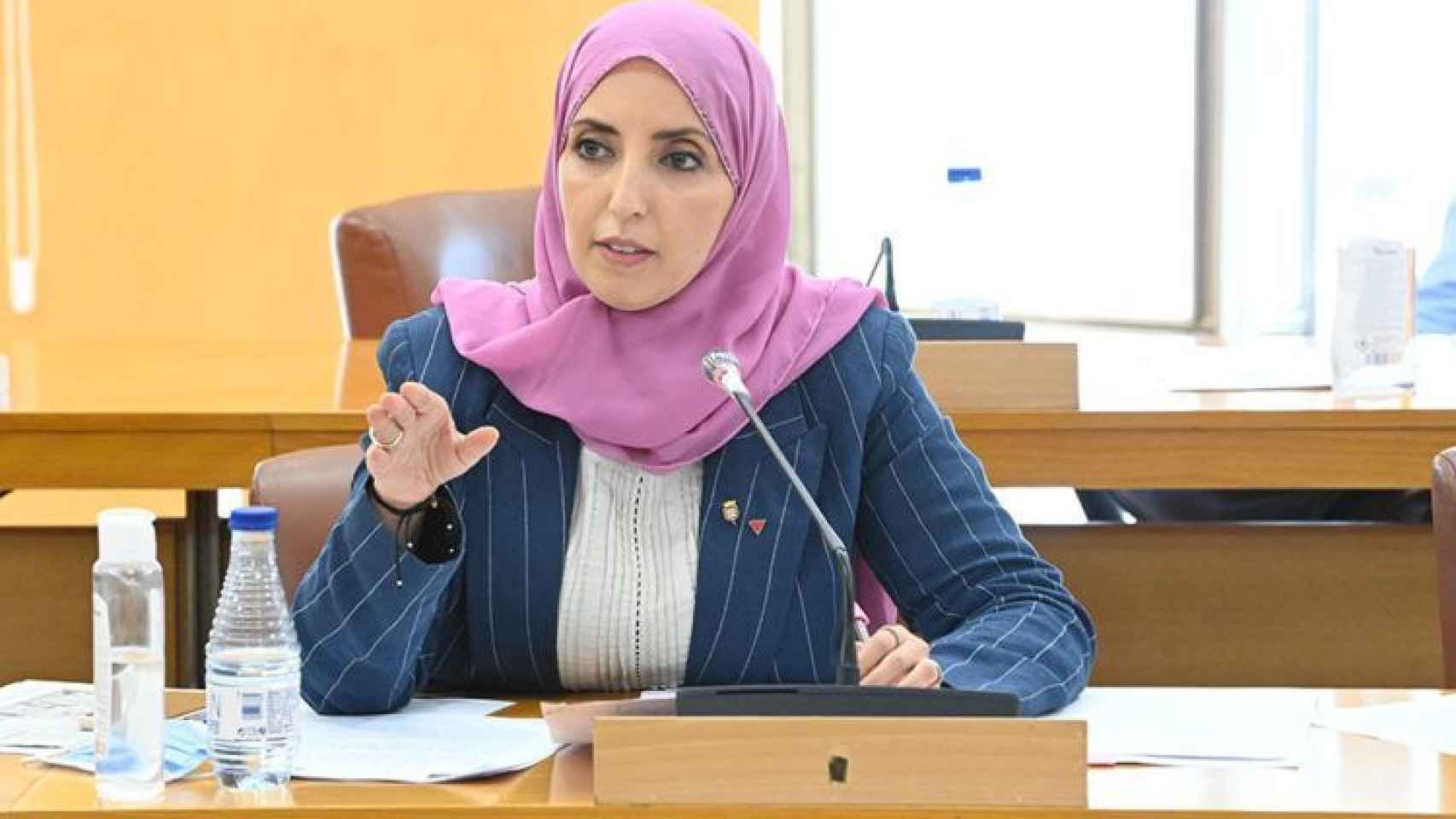 Fatima Hamed, en una intervención en la Asamblea.