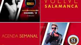 Cartel anunciador de los nuevos conciertos de 'Vuelve Salamanca'