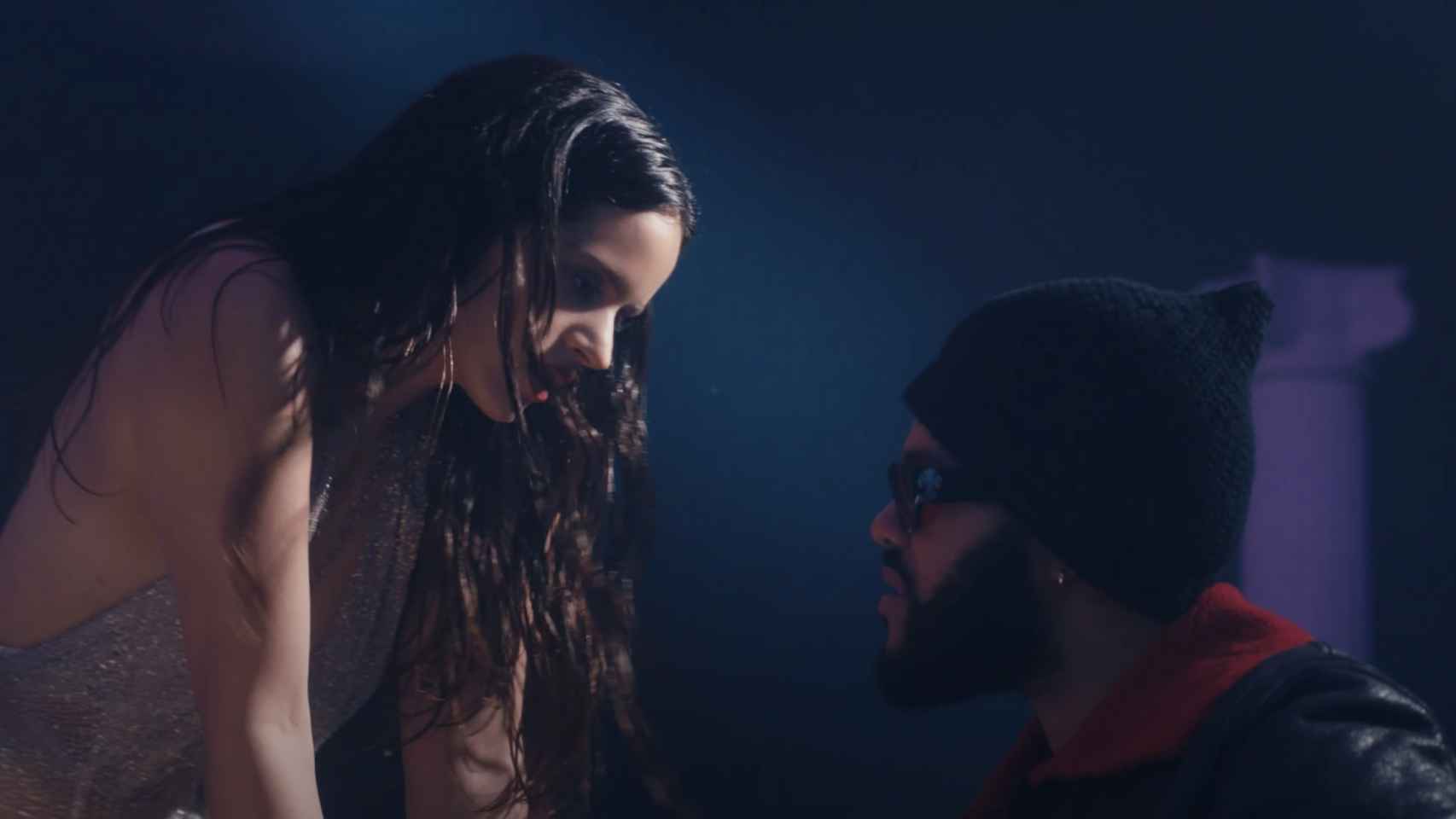 Rosalía y The Weeknd en 'La Fama'.
