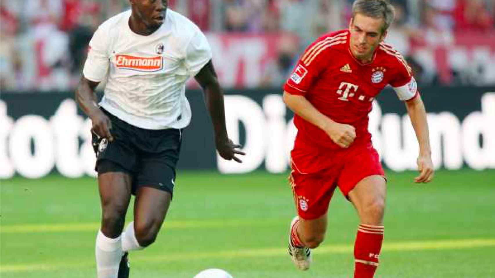 Garra Dembelé, durante un partido con el Friburgo ante el Bayern de Múnich