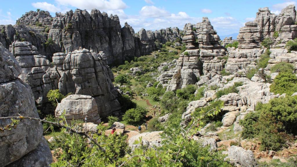 El Torcal de Antequera parece un paisaje venido de otro mundo.