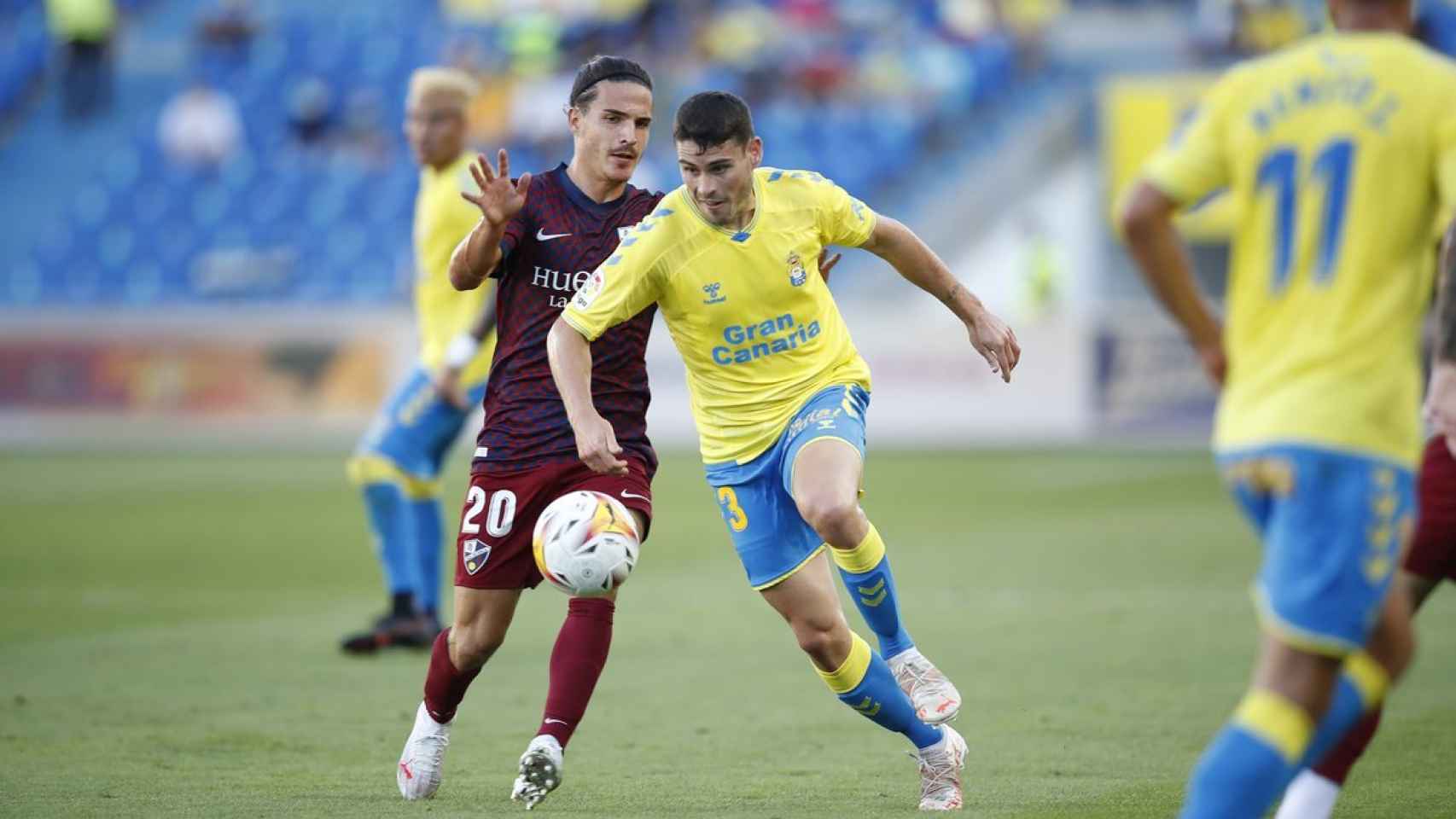 Sergio Ruiz durante un partido con la UD Las Palmas