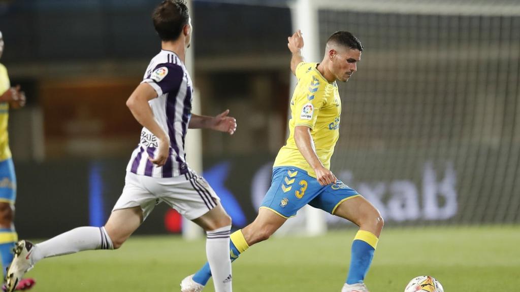 Sergio Ruiz durante un partido con la UD Las Palmas