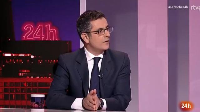 Félix Bolaños, ministro de Presidencia, Relaciones con las Cortes y Memoria Democrática, en TVE.