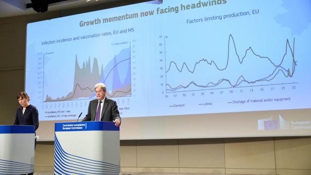 El comisario de Asuntos Económicos, Paolo Gentiloni, avisa de que la recuperación sufre por los vientos en contra