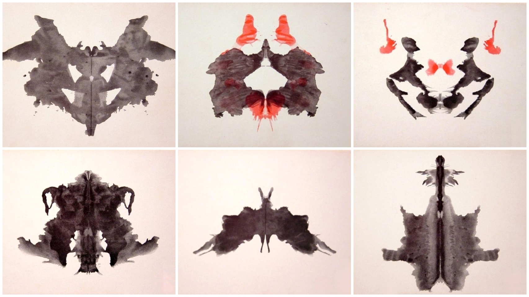 Imágenes del test de Rorschach