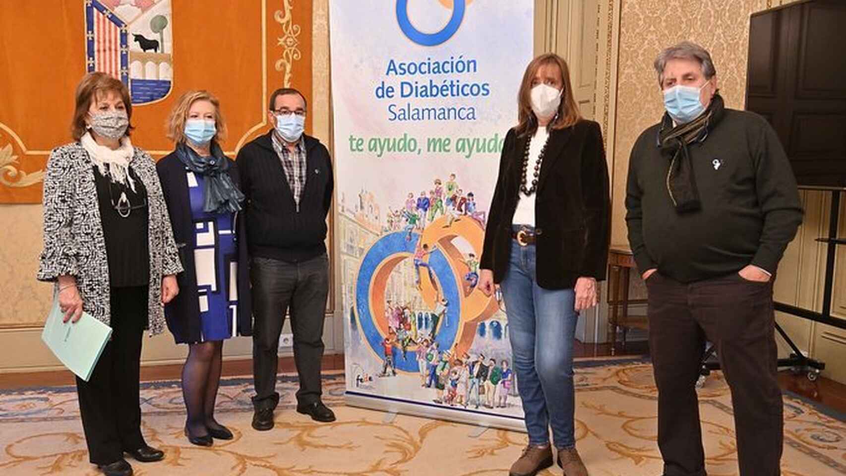 Presentación en el Ayuntamiento de las actividades por el Día Mundial de la Diabetes