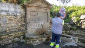 Fuente de San Vicente de Elviña.