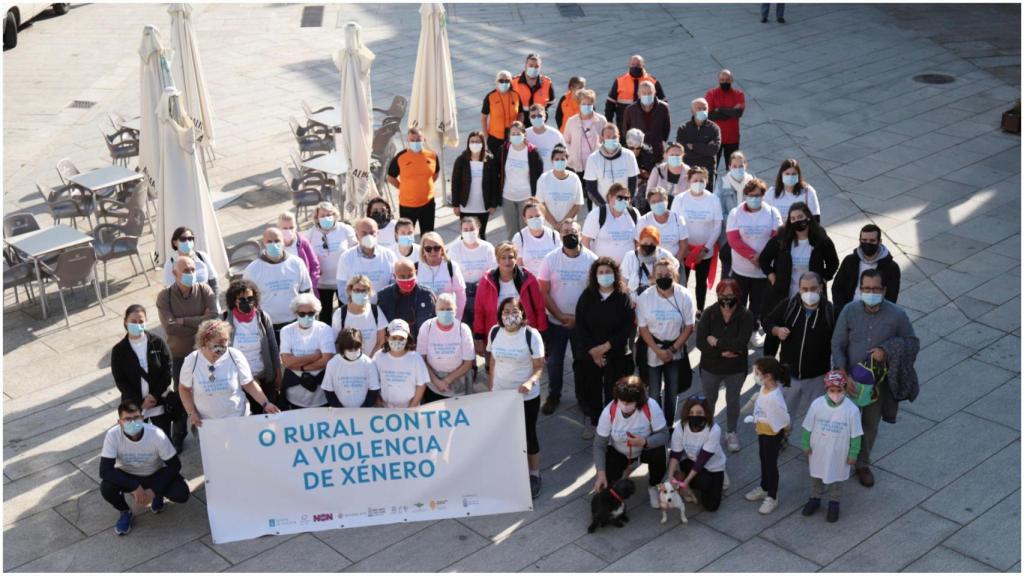 Andaina en Betanzos contra la violencia de género.