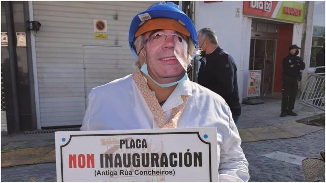 Protesta en Concheiros.