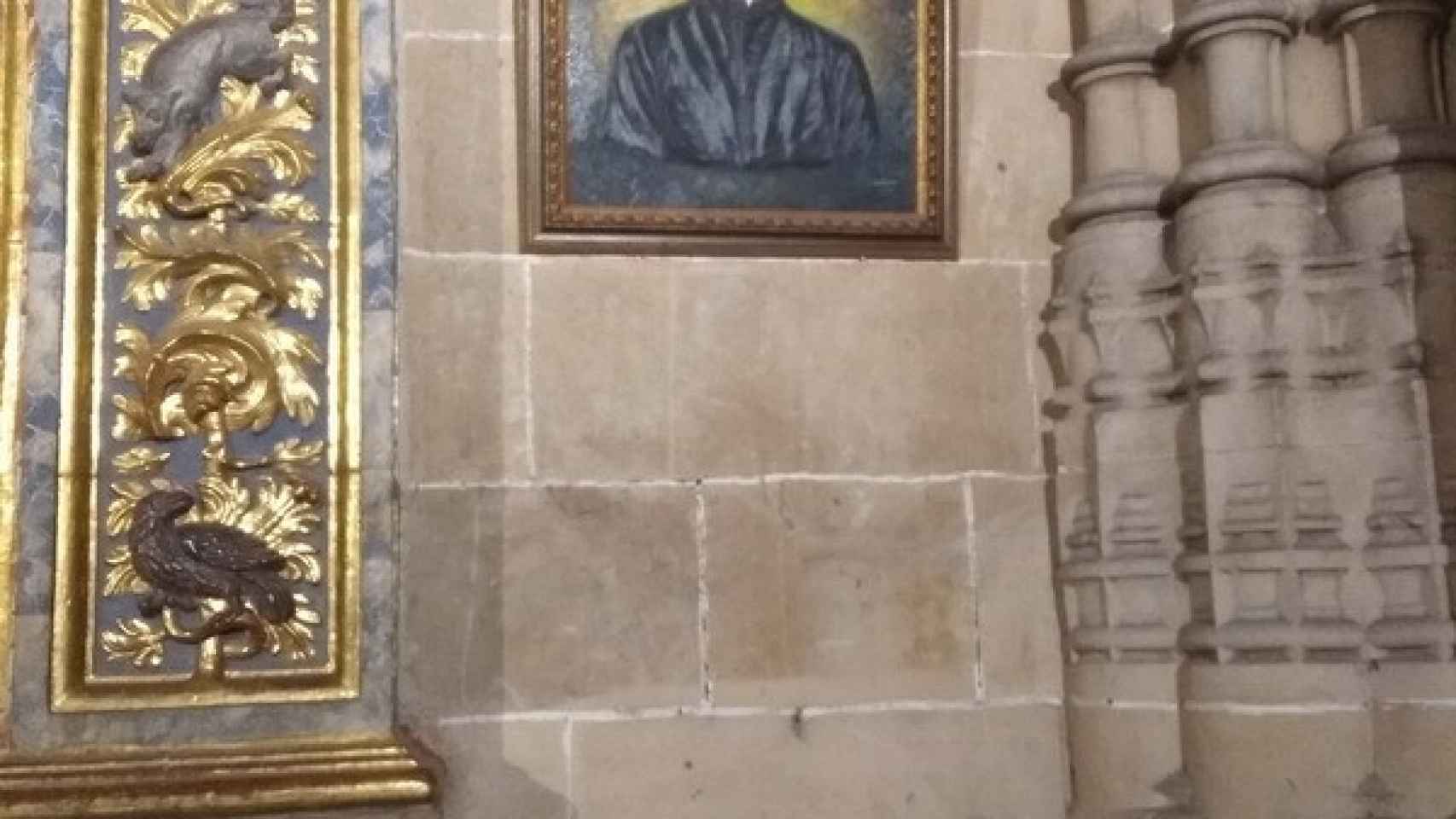 Retrato del beato Julián Rodríguez Sánchez en la Catedral