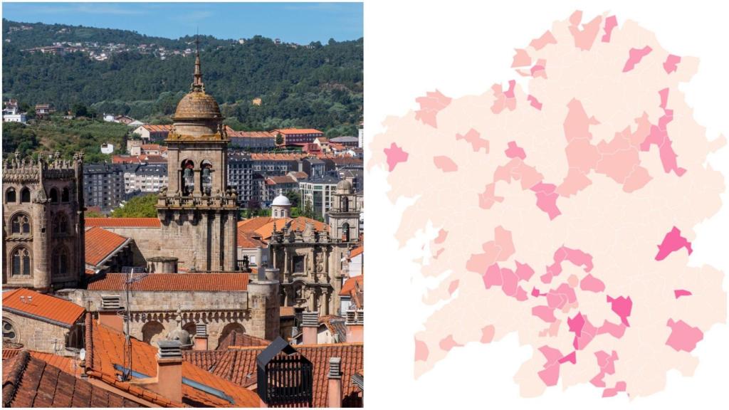 El repunte de Covid en Galicia: las ciudades y pueblos más afectados