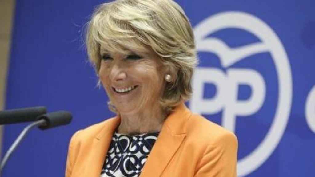 La expresidenta de la Comunidad de Madrid, Esperanza Aguirre. EP