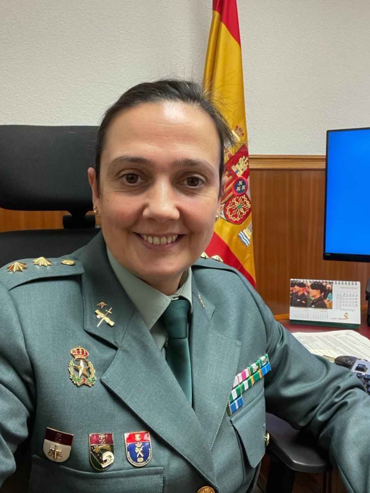 La teniente coronel Laura Gómez.