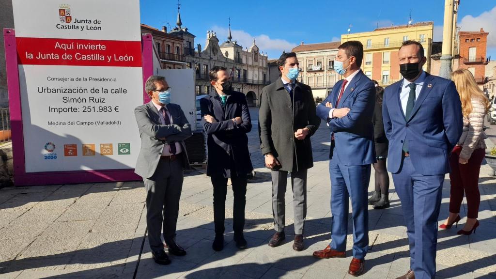 Visita a las obras que se están realizando en Medina del Campo