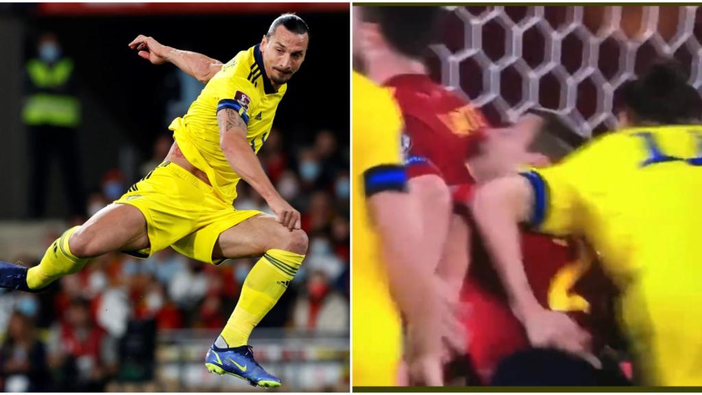 Ibrahimovic perdió la cabeza: su agresión a Azpilicueta que no vieron ni el árbitro ni el VAR