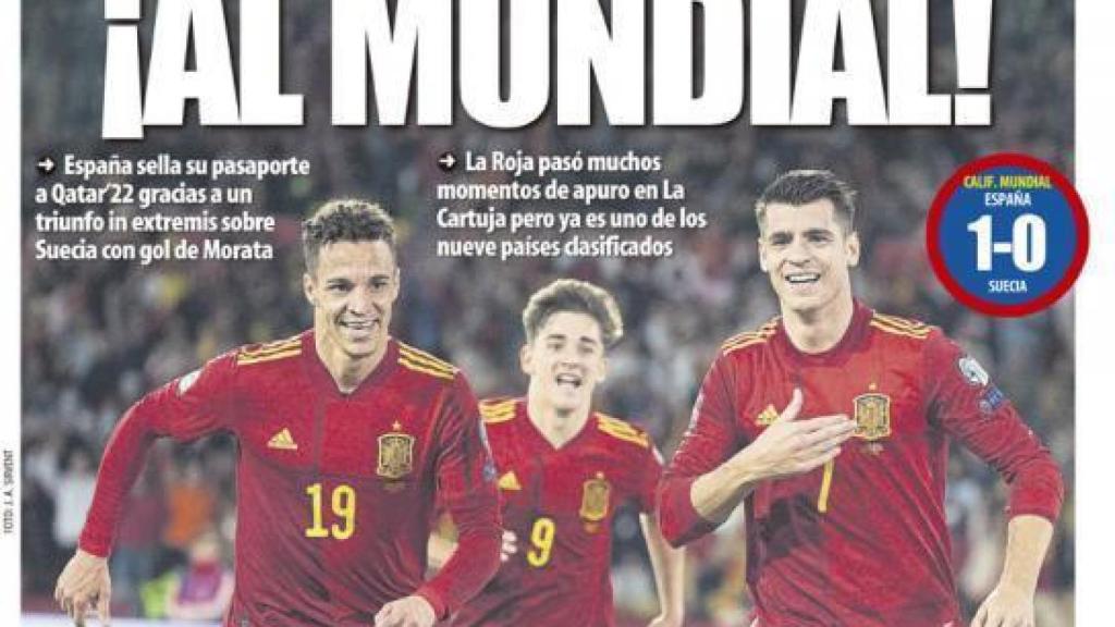 La portada del diario Mundo Deportivo (15/11/2021)