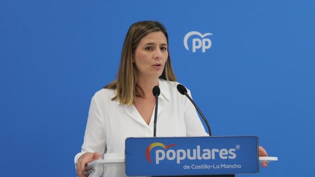 Carolina Agudo este lunes en rueda de prensa.