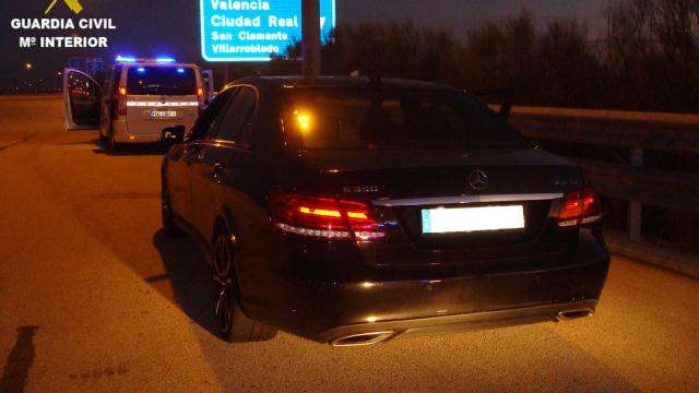 La Guardia Civil investiga a una persona que conducía a 224 km/h. Foto: Guardia Civil