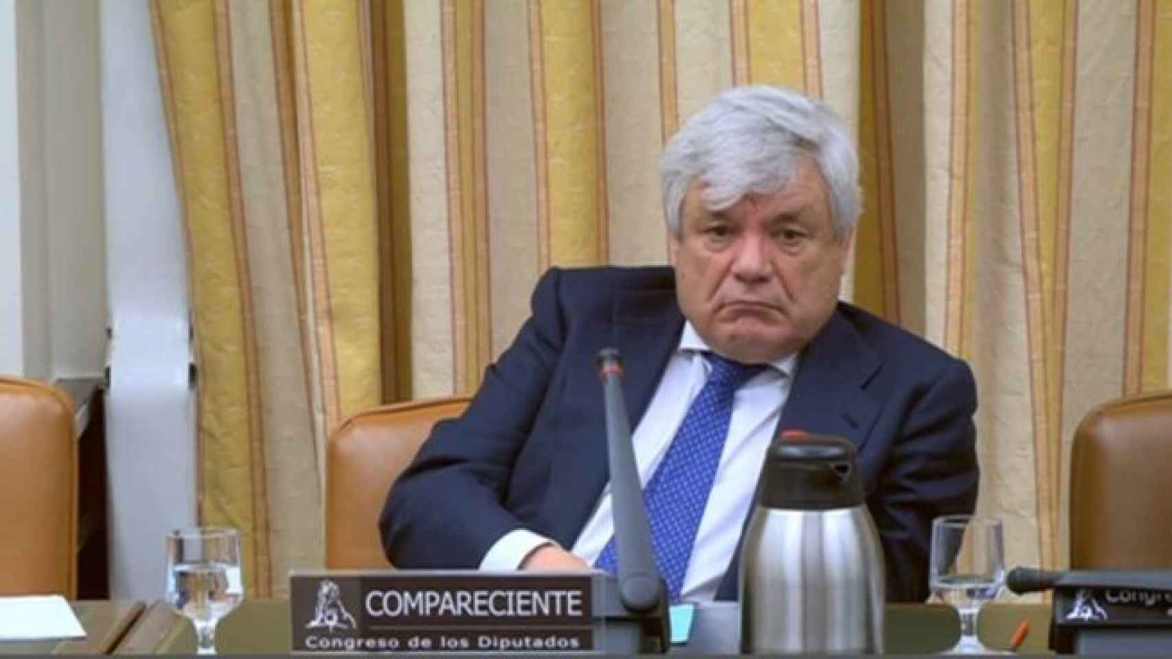 Ramón Blanco,  en su comparecencia en la comisión de investigación del Congreso en 2018.