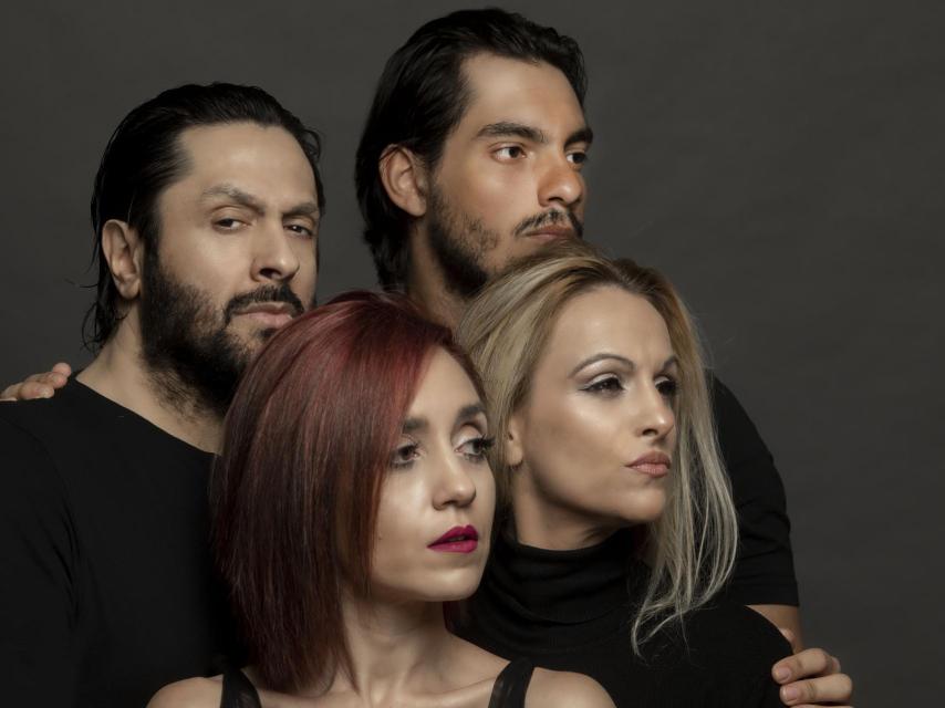 Rafael Amargo, Luciana Bonn, Álex Reyes y Esther Gabarri 'La Mimbre'.