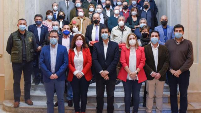 Acto de homenaje a los profesionales jubilados en la Diputación de Ciudad Real.