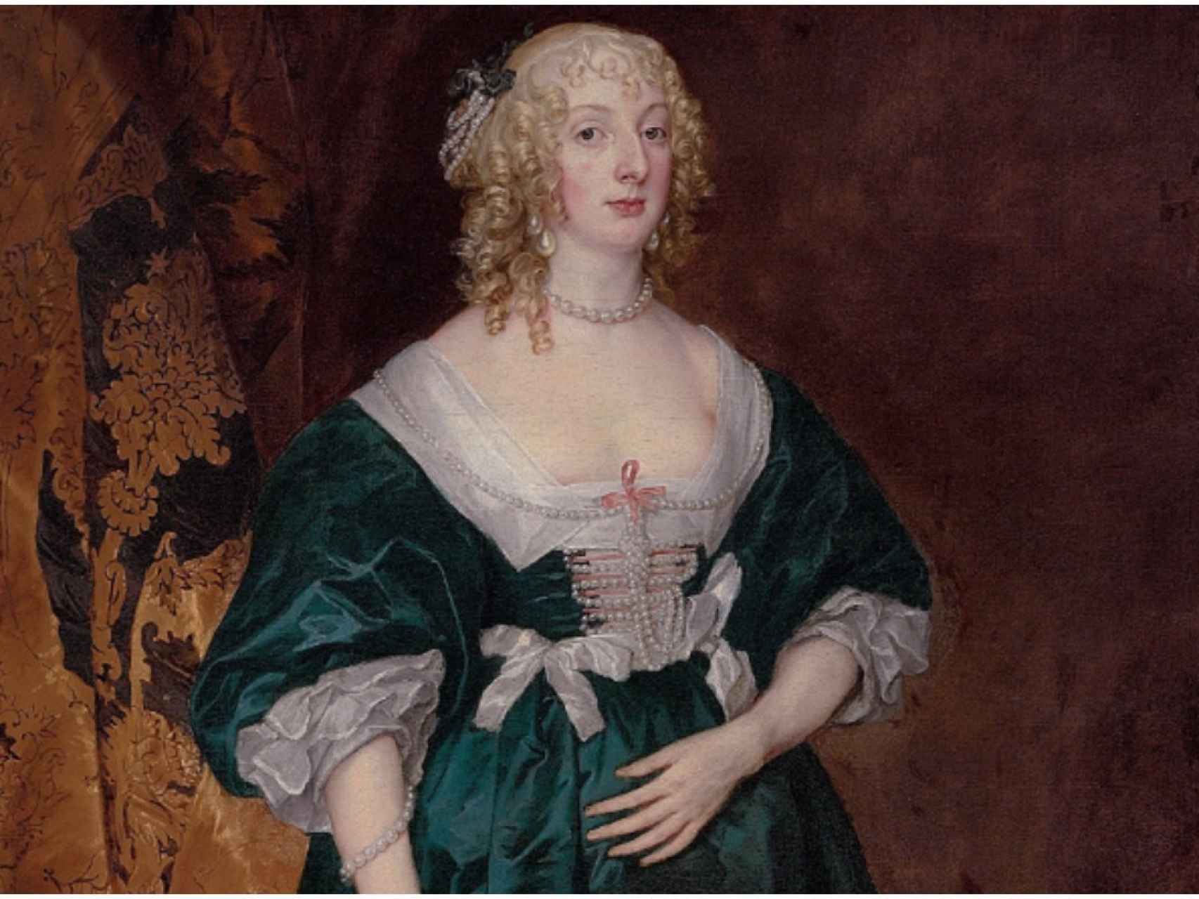 'Anna Sofía, condesa de Carnarvon', atribuido al pintor Anton Van Dyck,