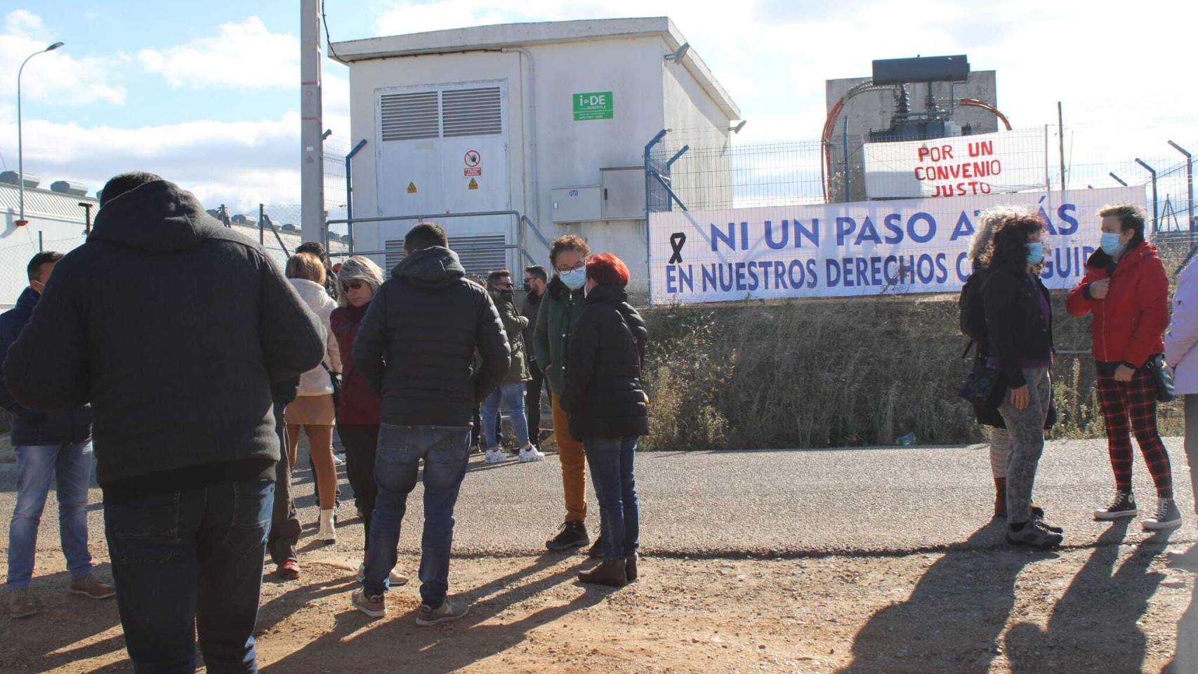 Protestas de los trabajadores del Grupo Siro en Toro