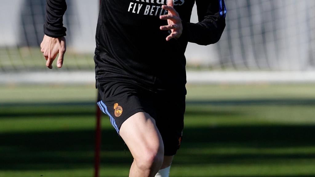 Fede Valverde, entrenando en solitario