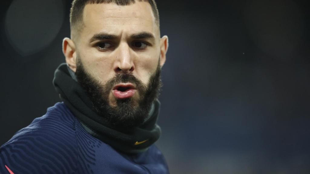 Primer plano de Karim Benzema