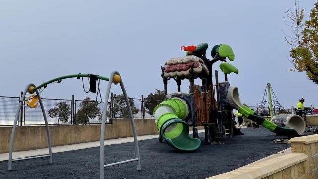 Imagen del parque infantil del barrio de José