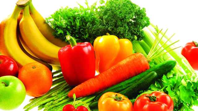 Plátanos, tomates y otros alimentos antioxidantes.