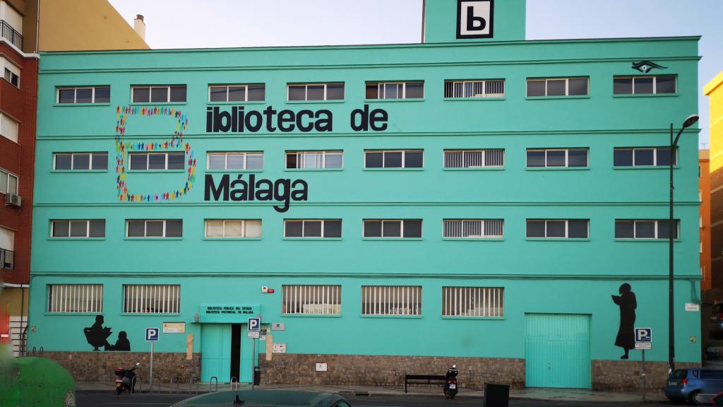 La Biblioteca Provincial de Málaga, en una imagen.