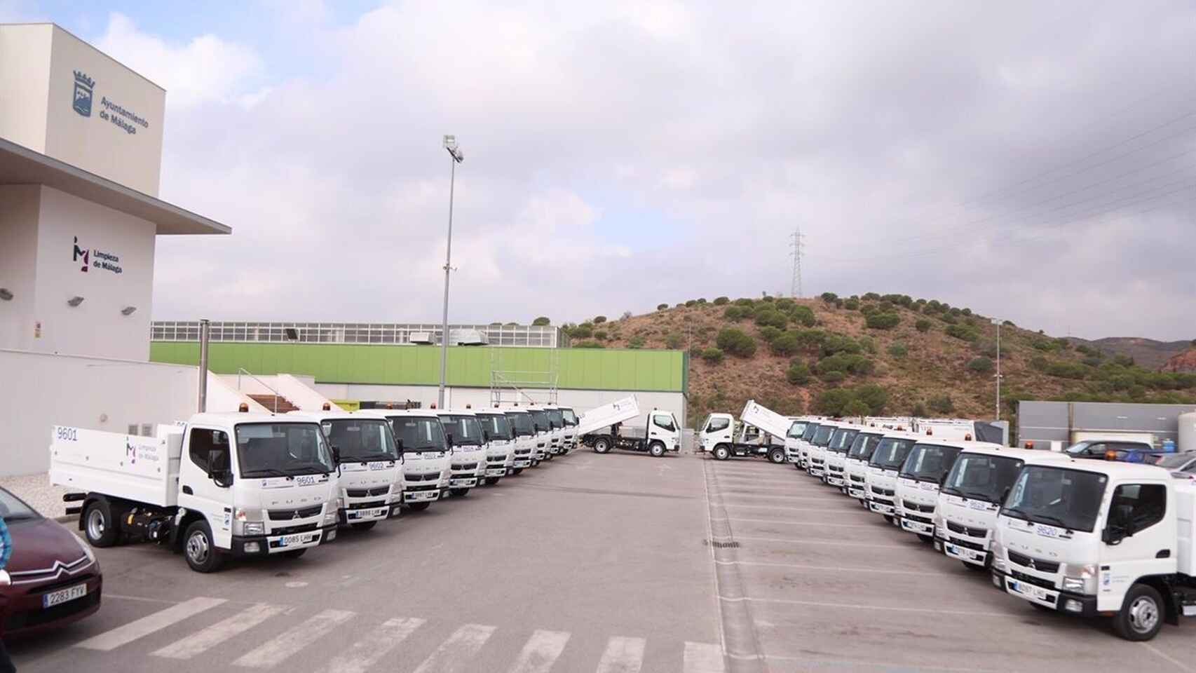 Flota de vehículos de la empresa municipal de limpieza de Málaga, Limasam.