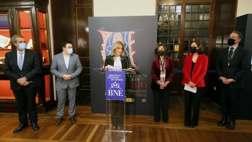 Milagros Tolón en la inauguración de la gran muestra