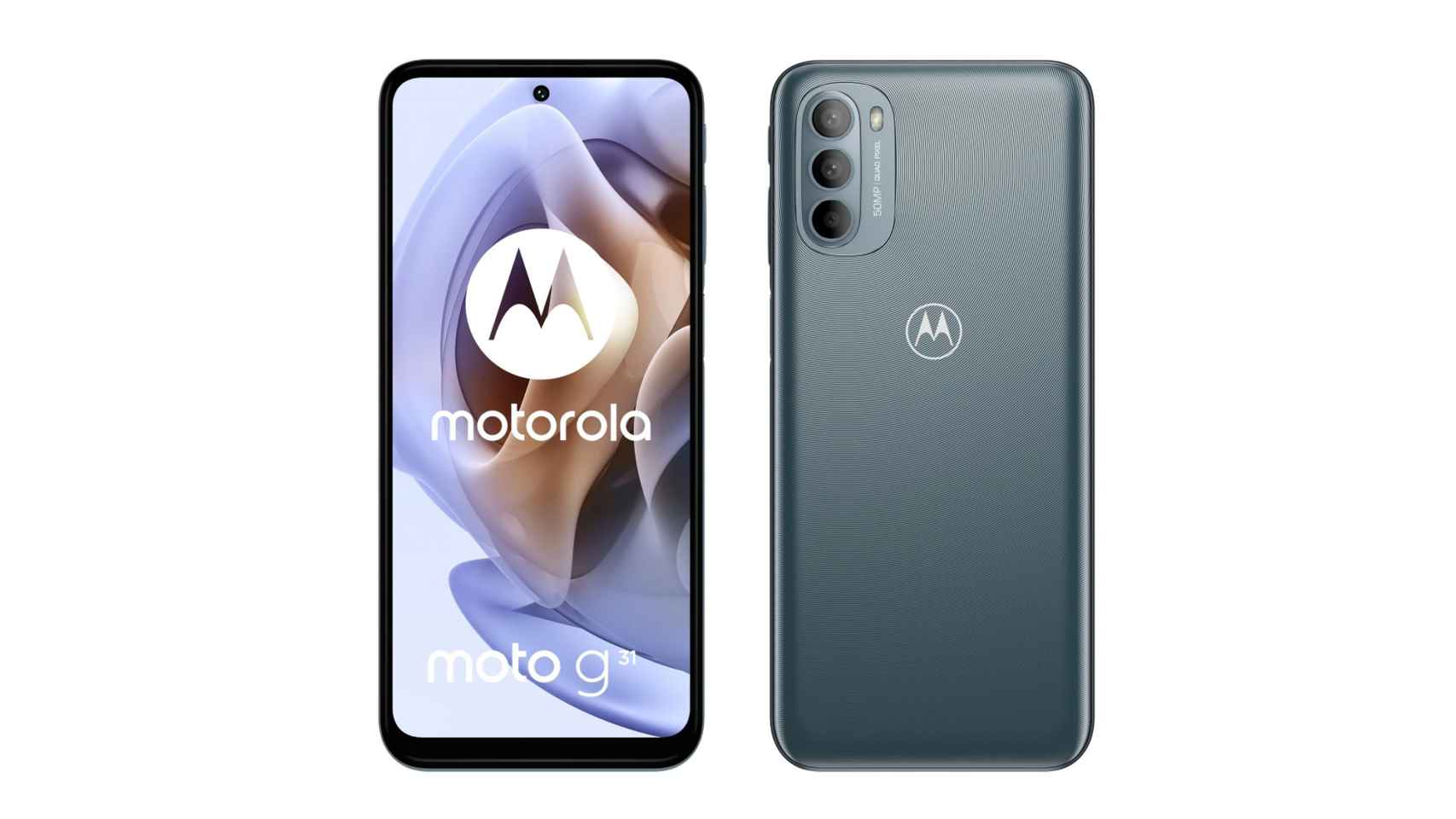 Motorola Moto G31 por delante y por detrás