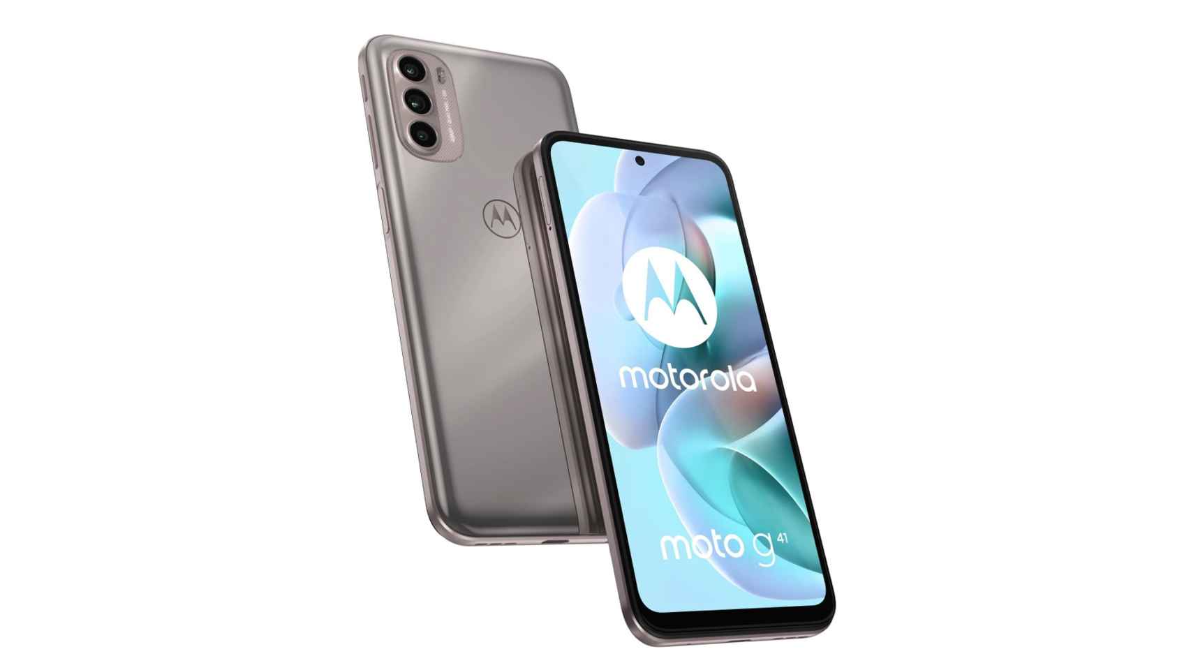 Motorola Moto G41 recostado