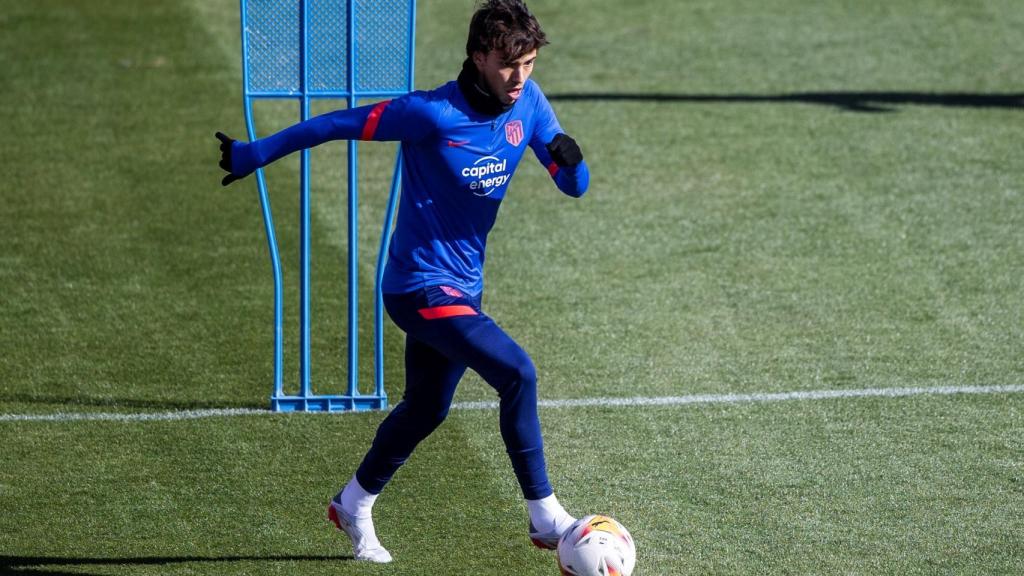 Joao Felix, durante un entrenamiento